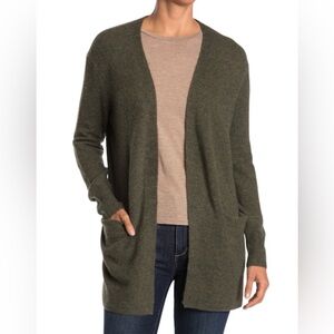 Madewell Cozy Walker Heather
Foliage Green Wool Alpaca Blend
Cardigan Sweater Sm